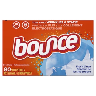 Foto 1 | Sábanas Suavizantes Para Secadora Bounce Fresh Linen, 80 Unidades - Venta Internacional.