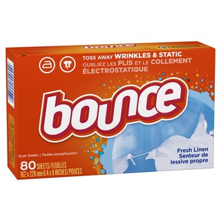Foto 7 | Sábanas Suavizantes Para Secadora Bounce Fresh Linen, 80 Unidades - Venta Internacional.