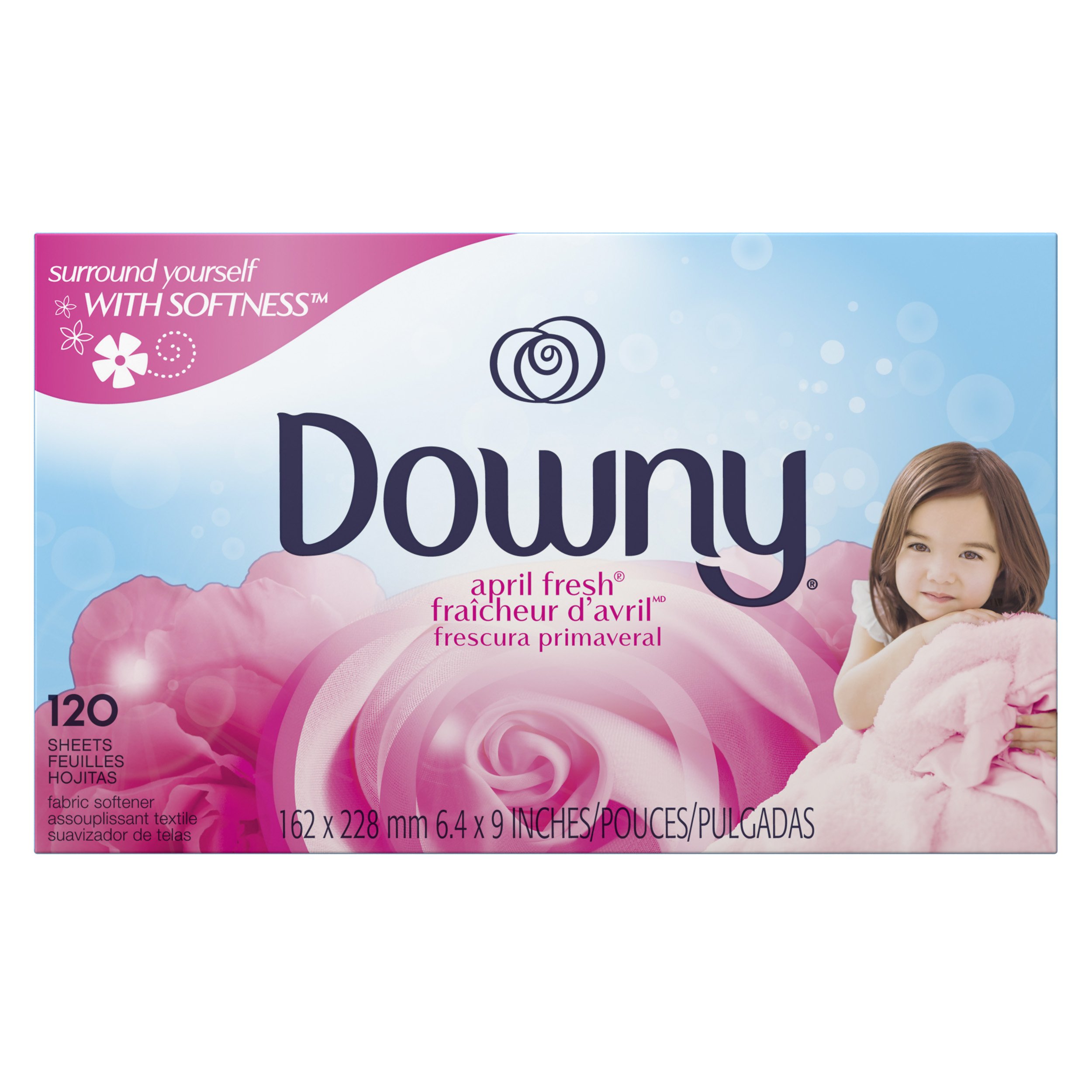 Foto 1 | Sábanas Suavizantes Para Secar Ropa Downy April Fresh, 120 Unidades - Venta Internacional.