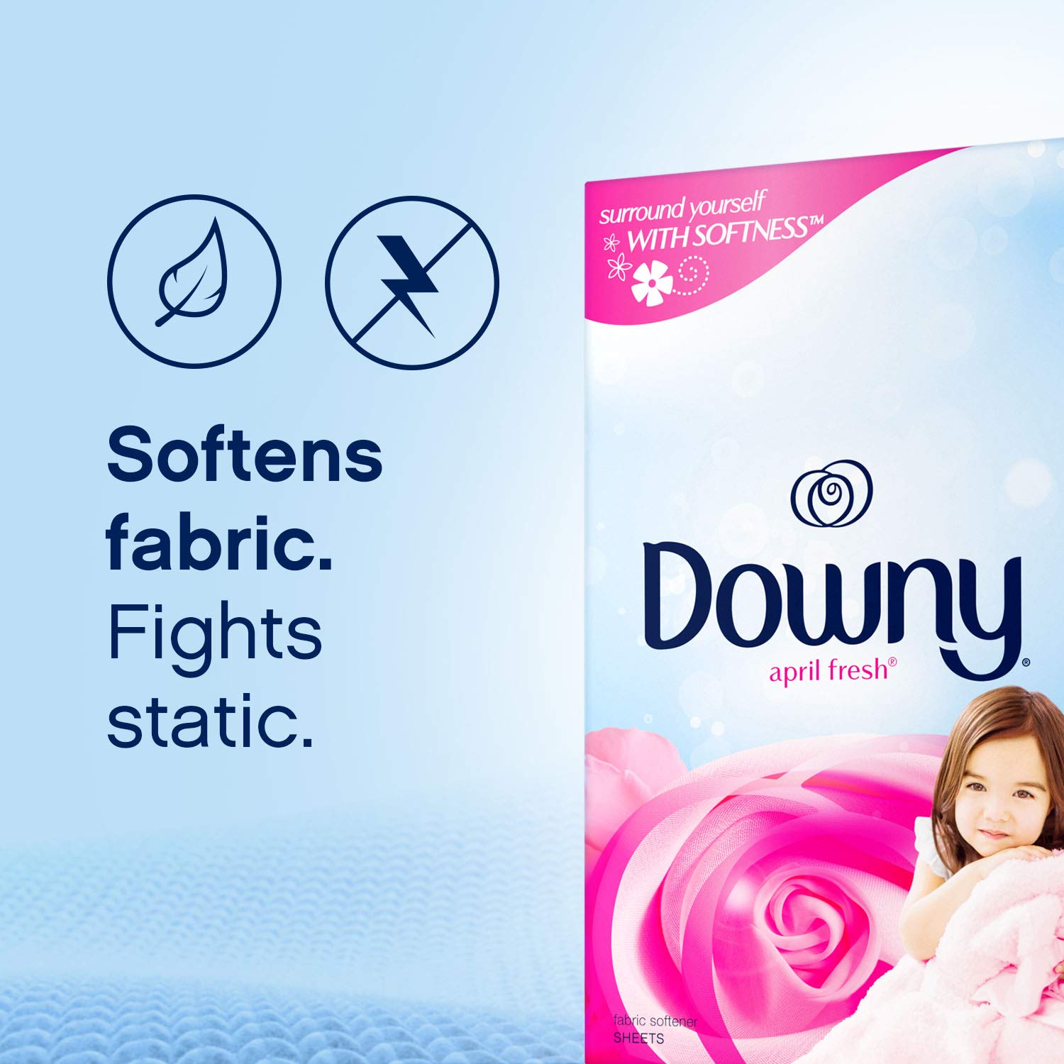 Foto 2 | Sábanas Suavizantes Para Secar Ropa Downy April Fresh, 120 Unidades - Venta Internacional.