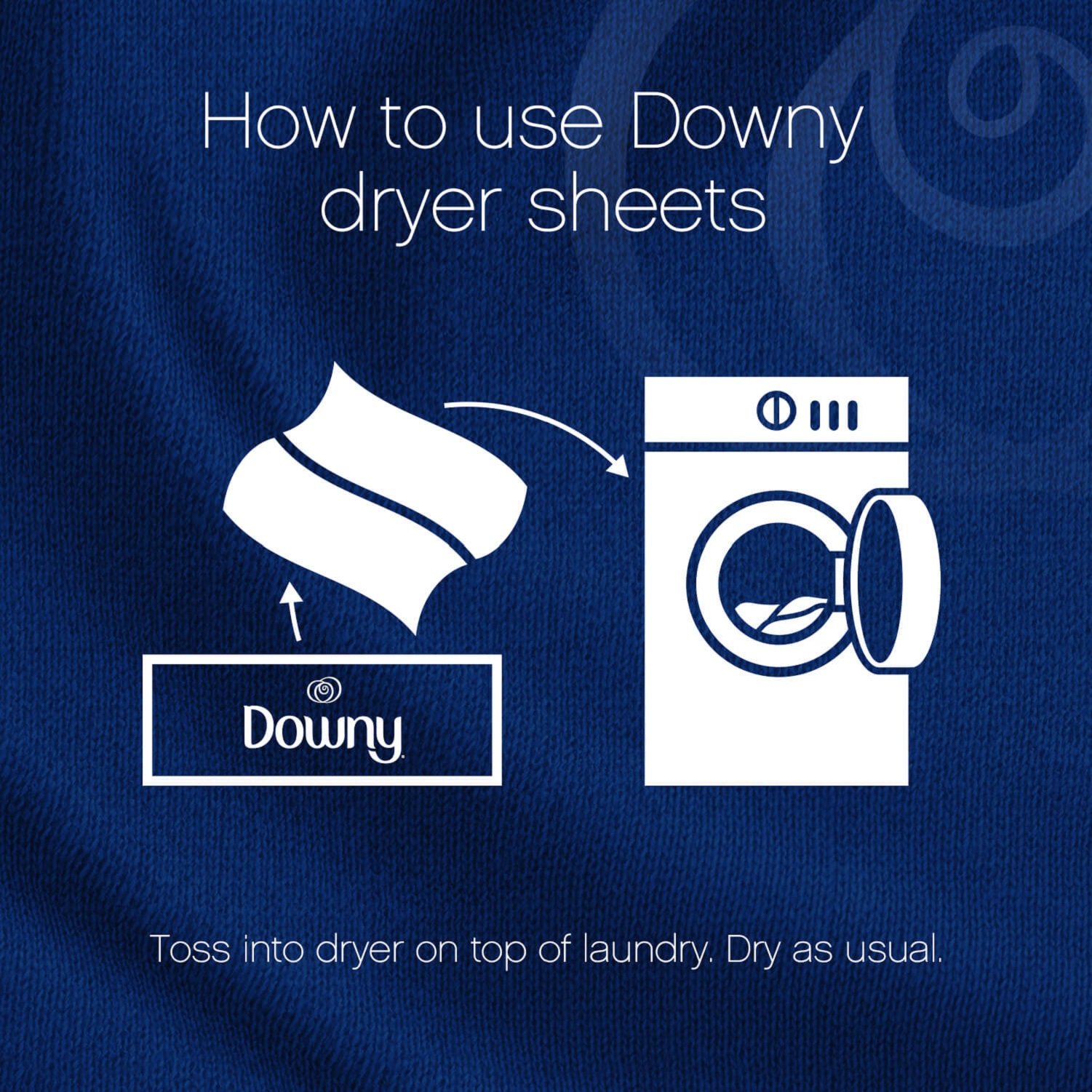Foto 5 | Sábanas Suavizantes Para Secar Ropa Downy April Fresh, 120 Unidades - Venta Internacional.
