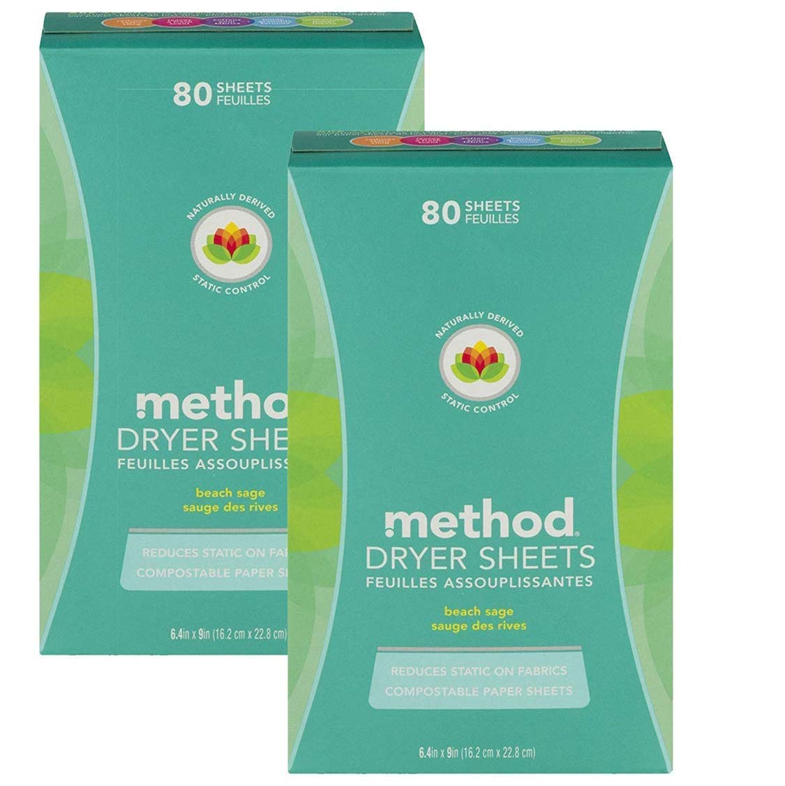 Foto 1 | Secadora Method Beach Sage, 80 Hojas, Paquete De 2 - Venta Internacional.
