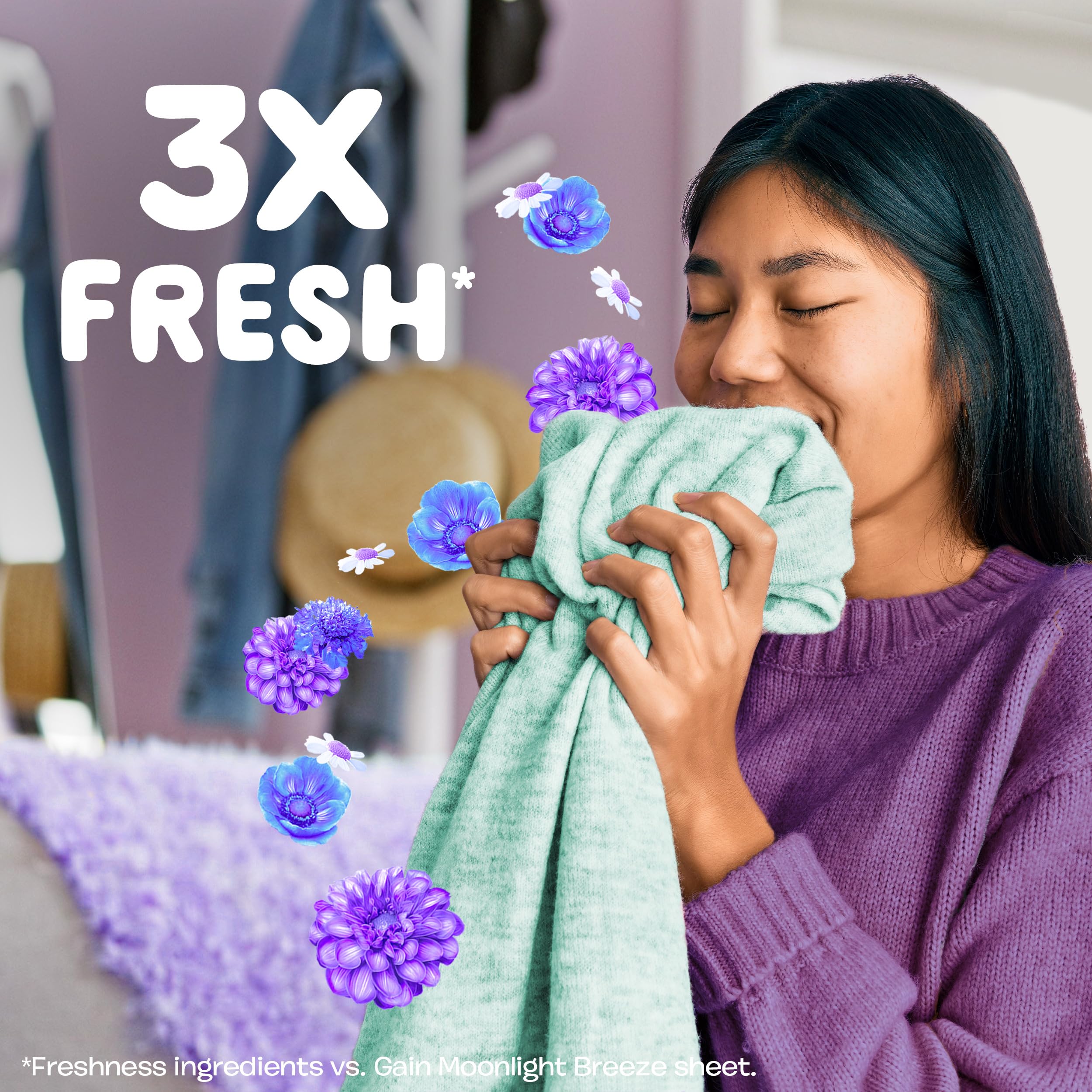 Foto 4 pulgar | Sábanas Para Secadora Gain Super Size Relax Scent, 130 Unidades - Venta Internacional.