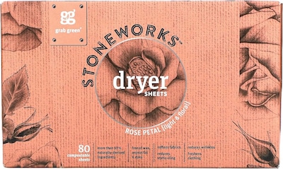 Foto 1 | Sábanas Para Secadora Grab Green Stoneworks, 80 Hojas Libres De Crueldad Animal - Venta Internacional.