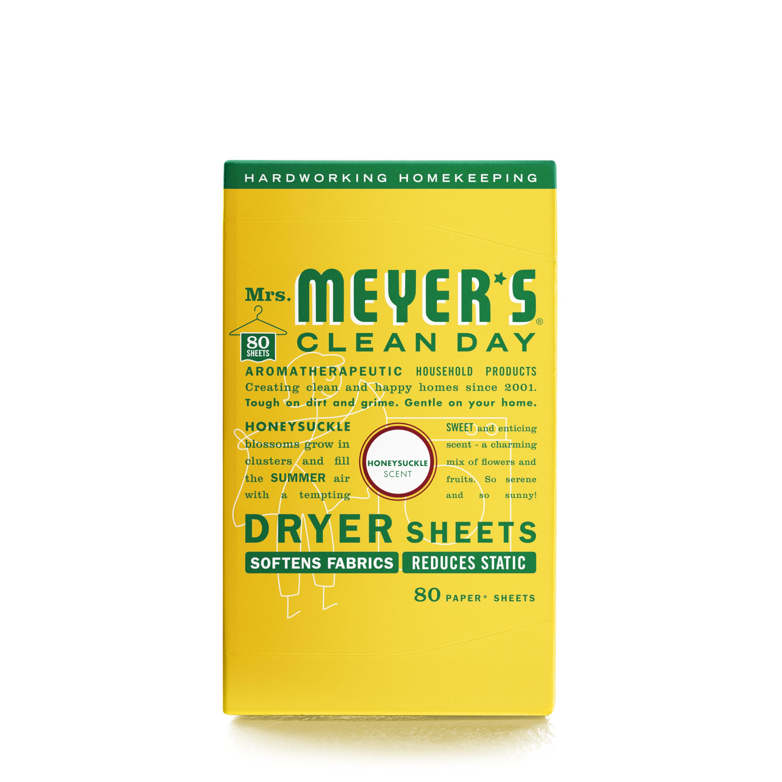 Foto 2 pulgar | Suavizante De Telas Dryer Sheets Mrs. Meyer's Clean Day, 80 Unidades - Venta Internacional.