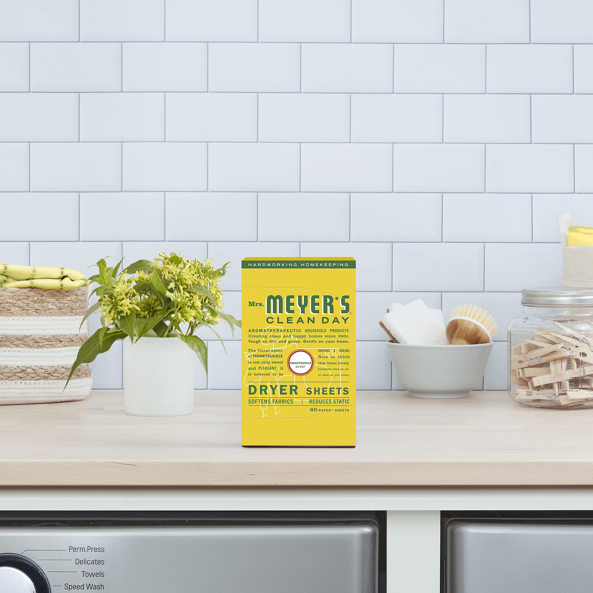 Foto 6 pulgar | Suavizante De Telas Dryer Sheets Mrs. Meyer's Clean Day, 80 Unidades - Venta Internacional.