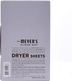 Foto 2 | Sábanas Para Secadora Mrs. Meyer's Clean Day Lavender, 80 Unidades, X2 - Venta Internacional.