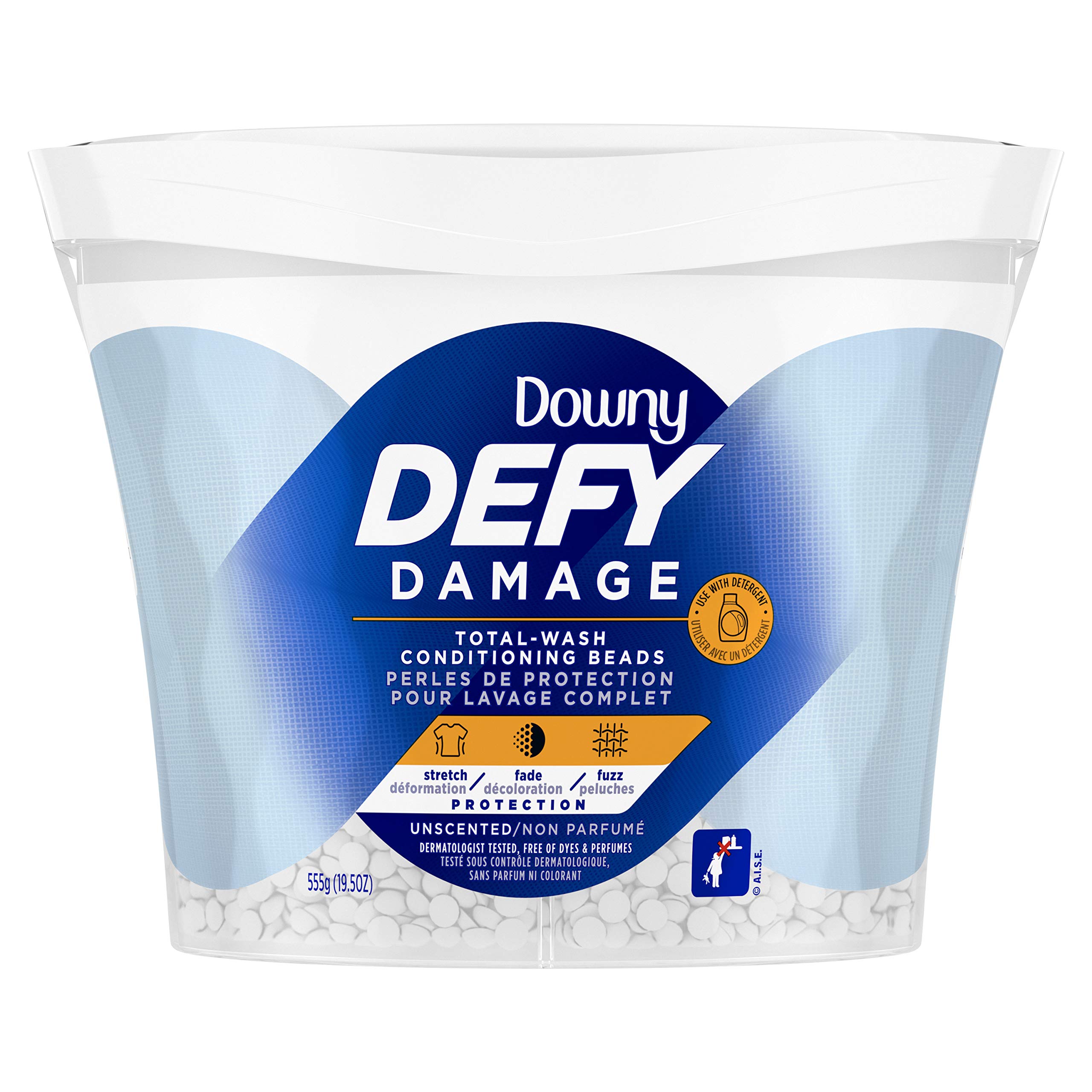Suavizante De Telas Downy Defy Damage Sin Perfume, 575 Ml - Venta Internacional.