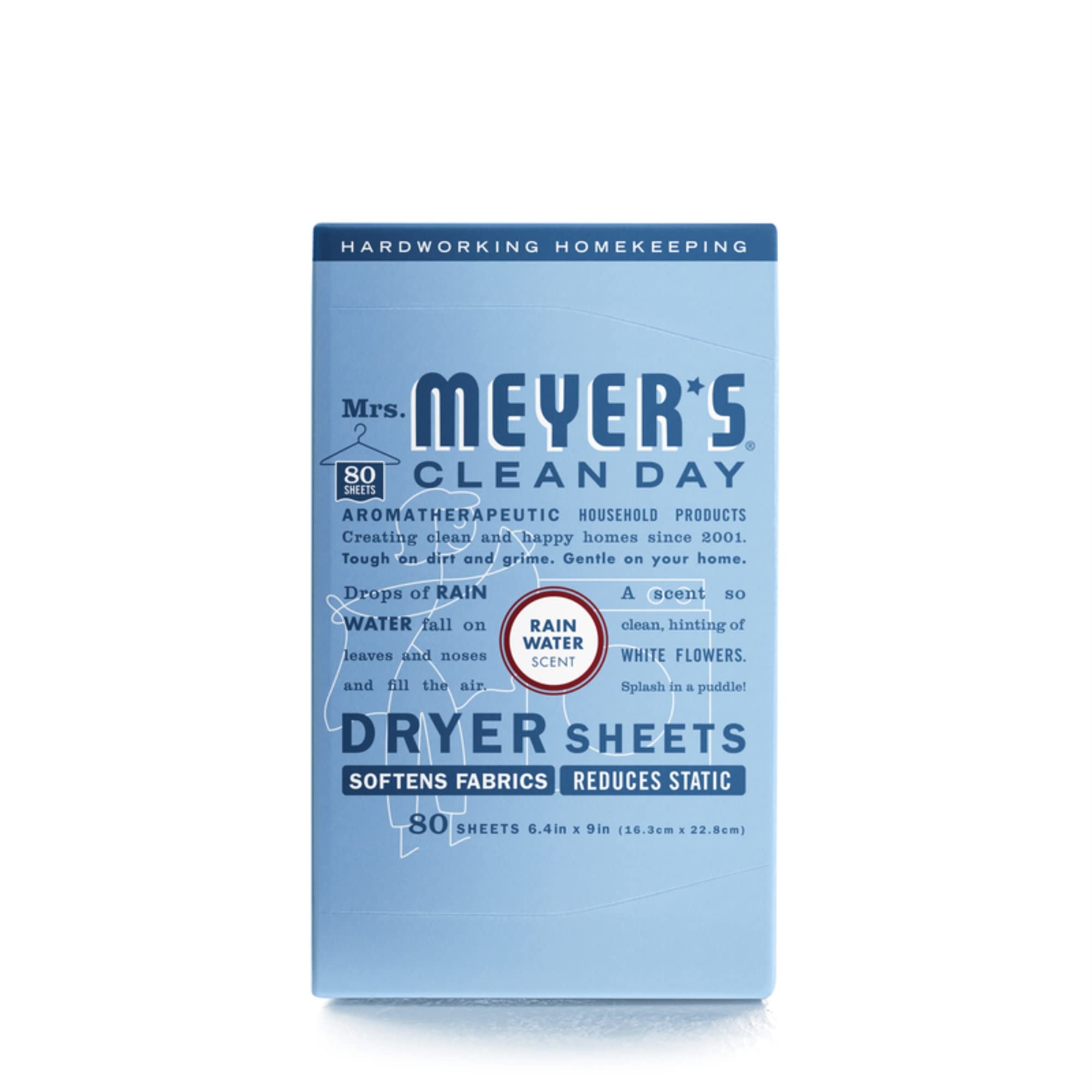 Las Sábanas Para Secadora Mrs. Meyer's Clean Day Reducen La Estática En 80 Unidades - Venta Internacional.