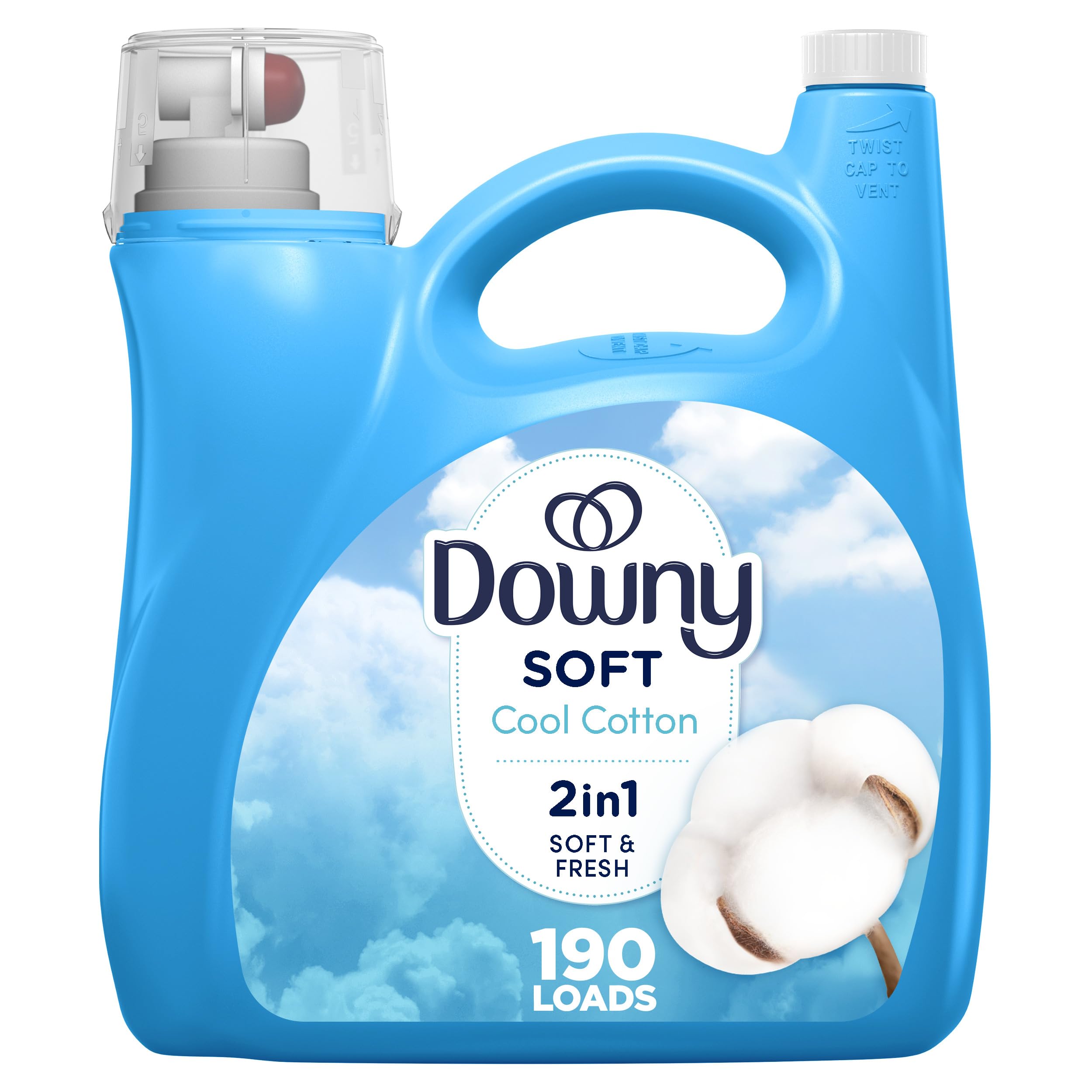 Suavizante De Telas Downy Liquid Cool Cotton  5 2 L  190 Cargas - Venta Internacional.