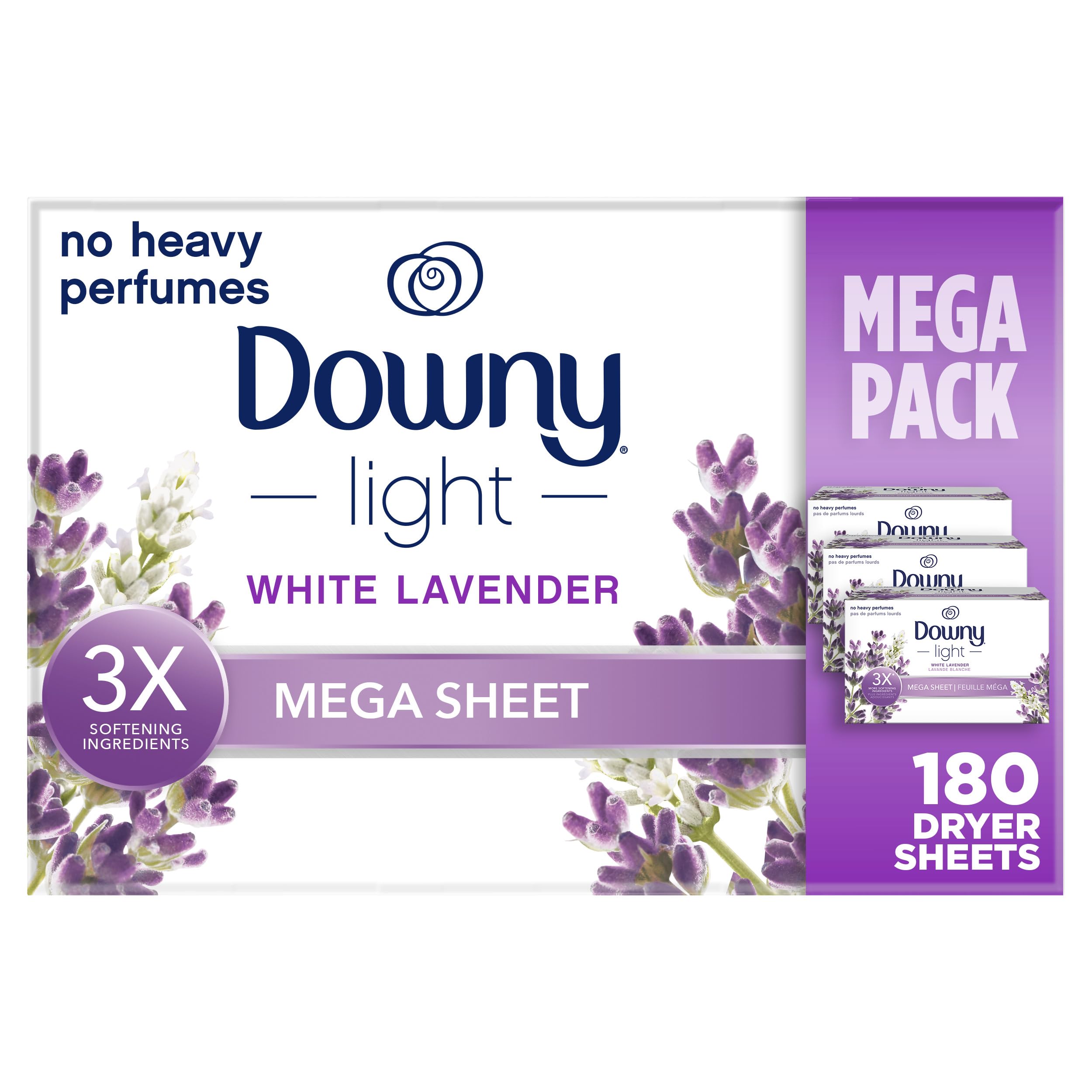 Suavizante De Telas Downy Light Mega Para Secadora  180 Unidades - Venta Internacional.