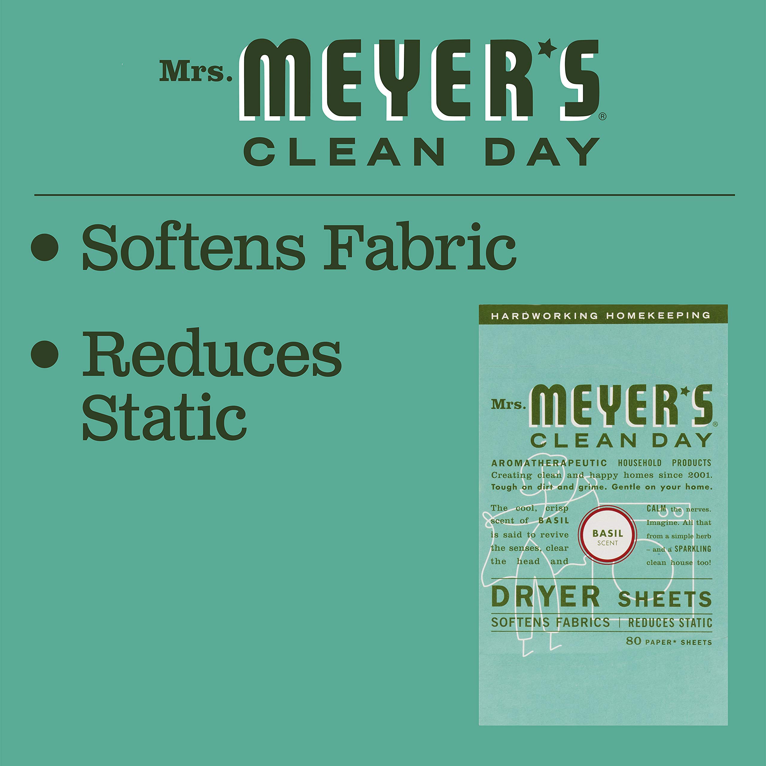Foto 5 pulgar | Sábanas Para Secadora Mrs. Meyer's Clean Day Suavizan La Tela  80 Unidades - Venta Internacional.