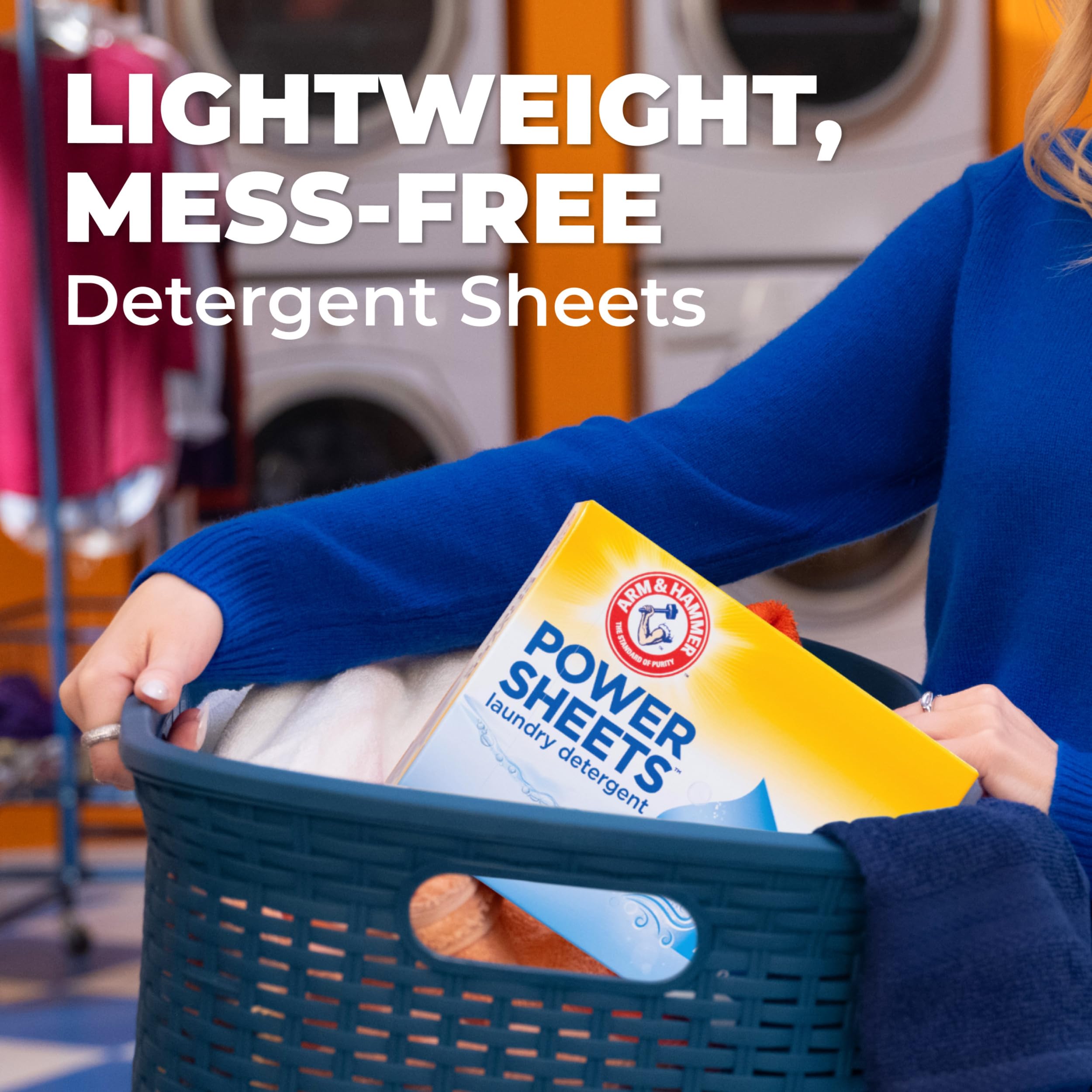 Foto 6 pulgar | Detergente Para Ropa Arm & Hammer Power Sheets Fresh Breeze  60 Unidades - Venta Internacional.