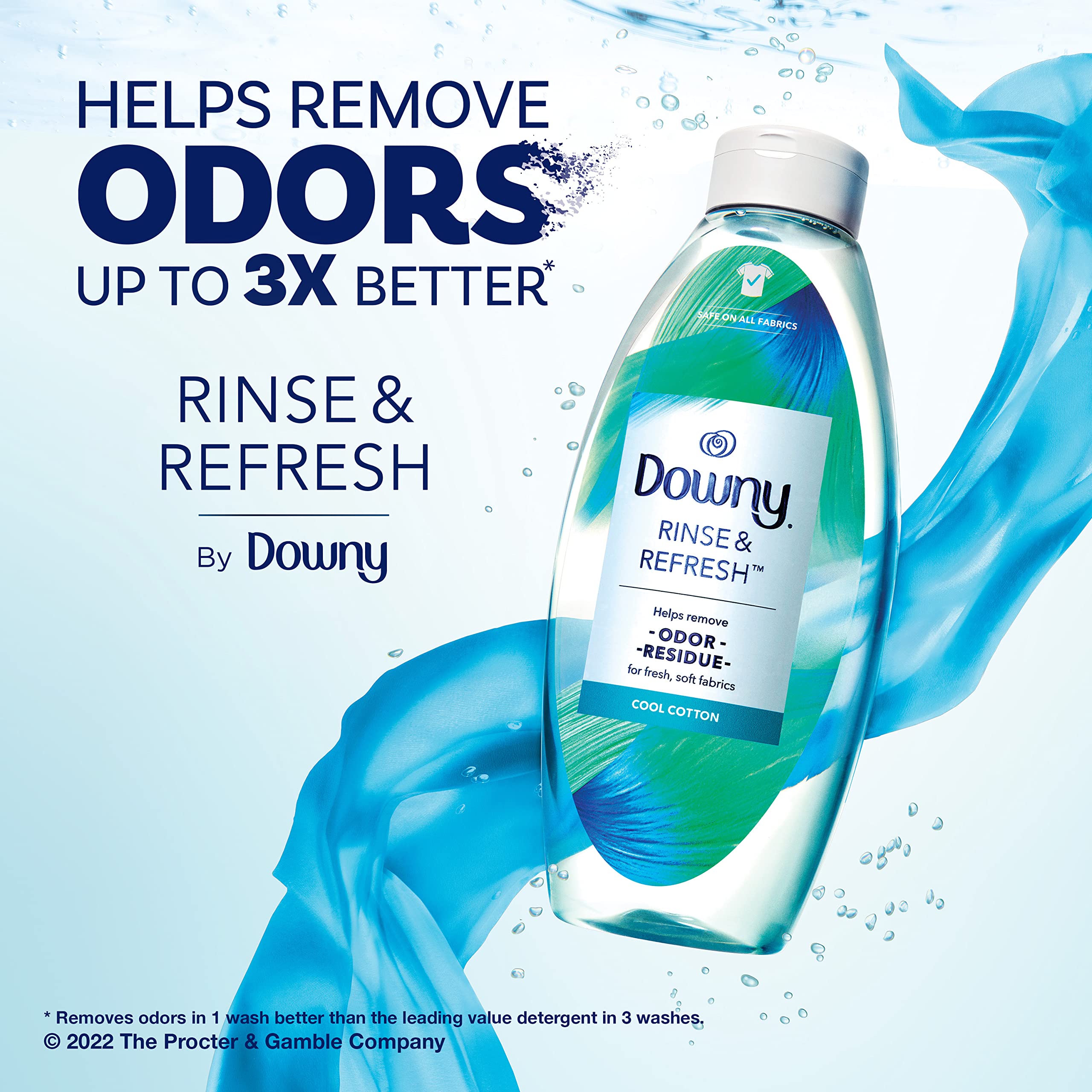 Foto 3 pulgar | Eliminador De Olores Y Suavizante De Ropa Downy Cool Cotton - Venta Internacional.