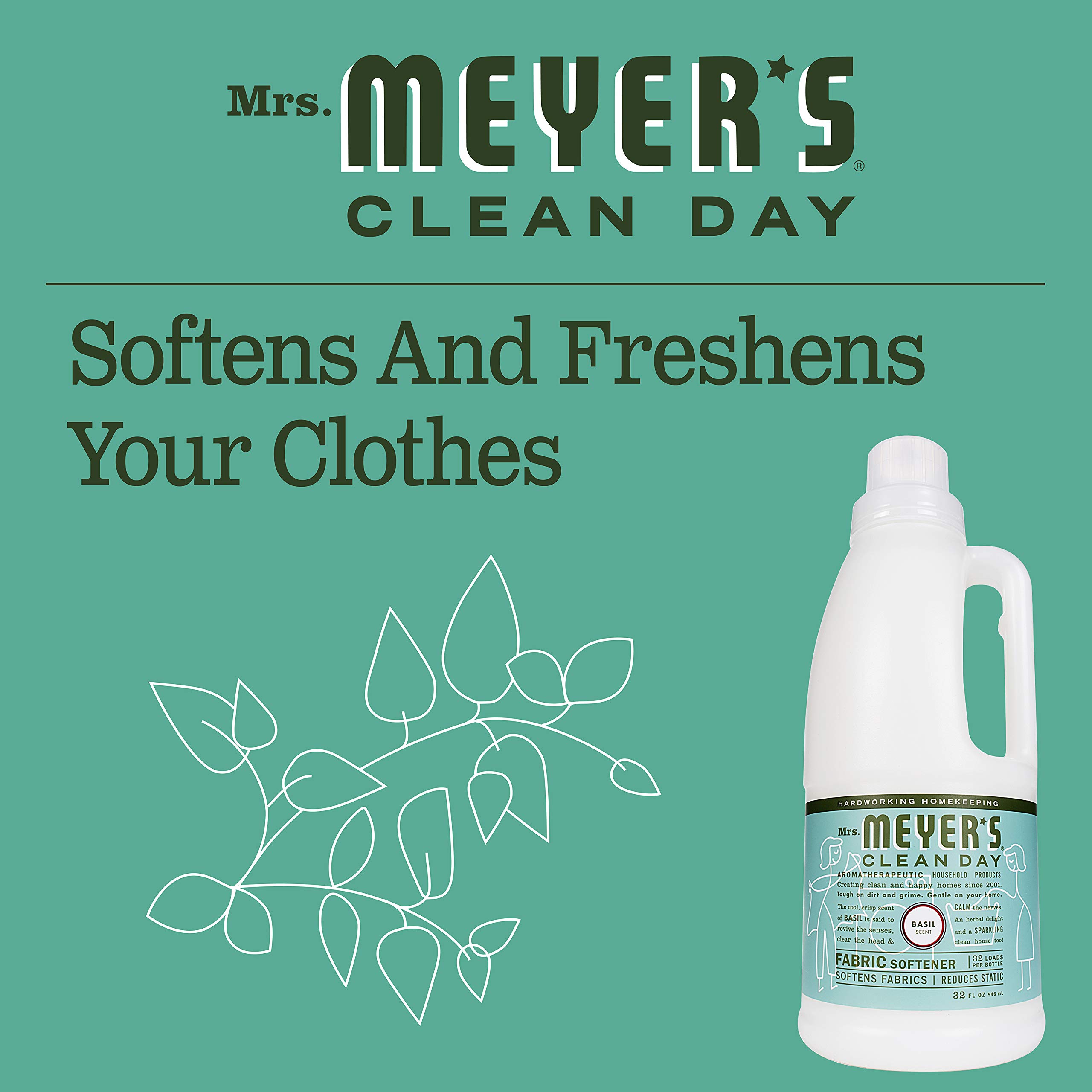 Foto 4 pulgar | Suavizante De Telas Mrs. Meyer's Clean Day Basil 946 Ml  32 Cargas - Venta Internacional.