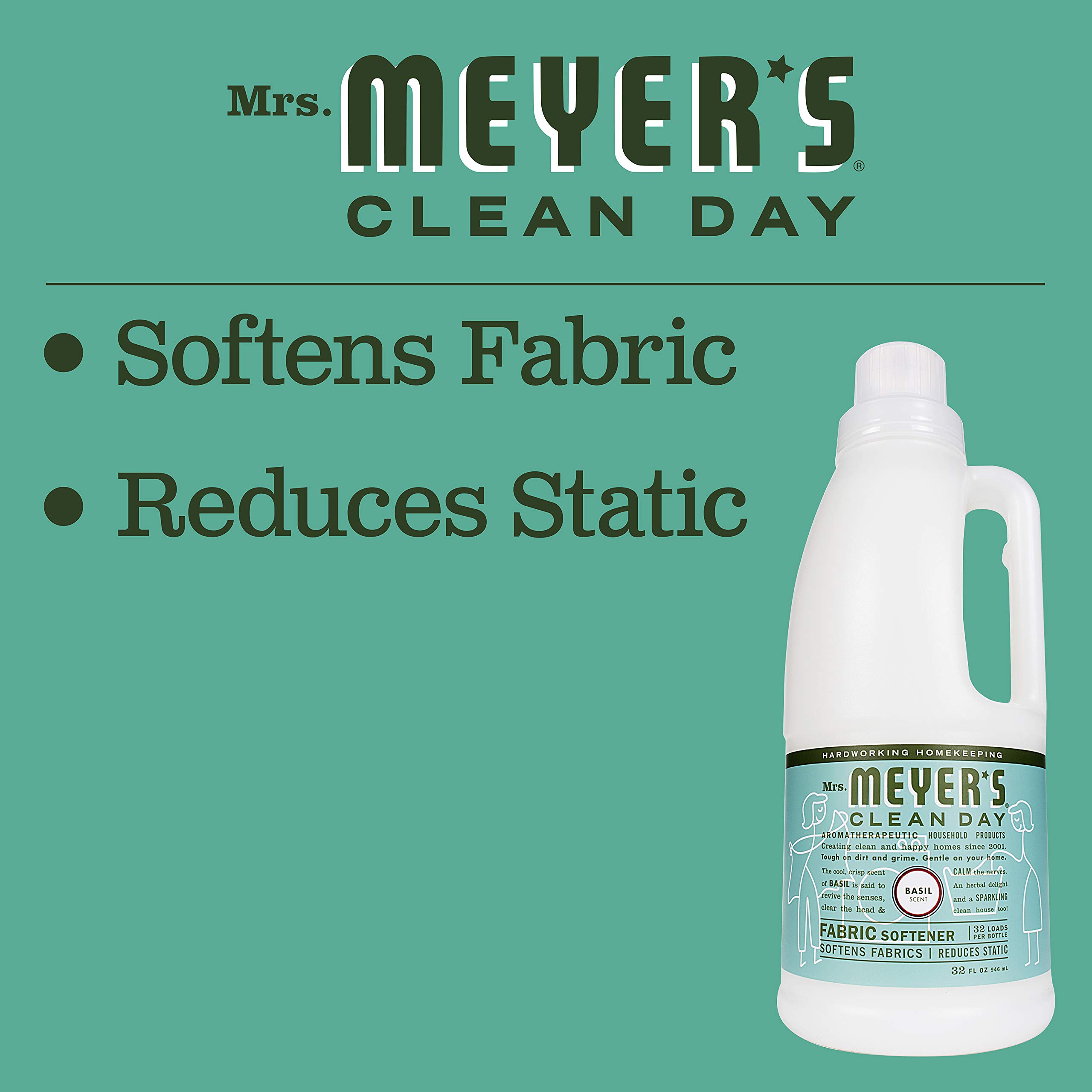 Foto 6 pulgar | Suavizante De Telas Mrs. Meyer's Clean Day Basil 946 Ml  32 Cargas - Venta Internacional.