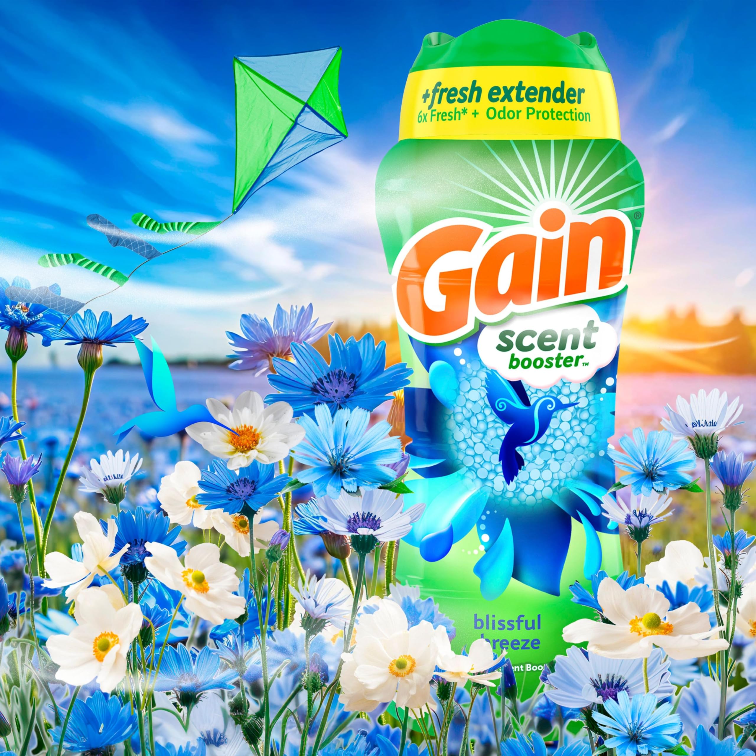 Foto 4 pulgar | Perlas Potenciadoras De Aromas Gain Fireworks Blissful Breeze  700 Ml - Venta Internacional.
