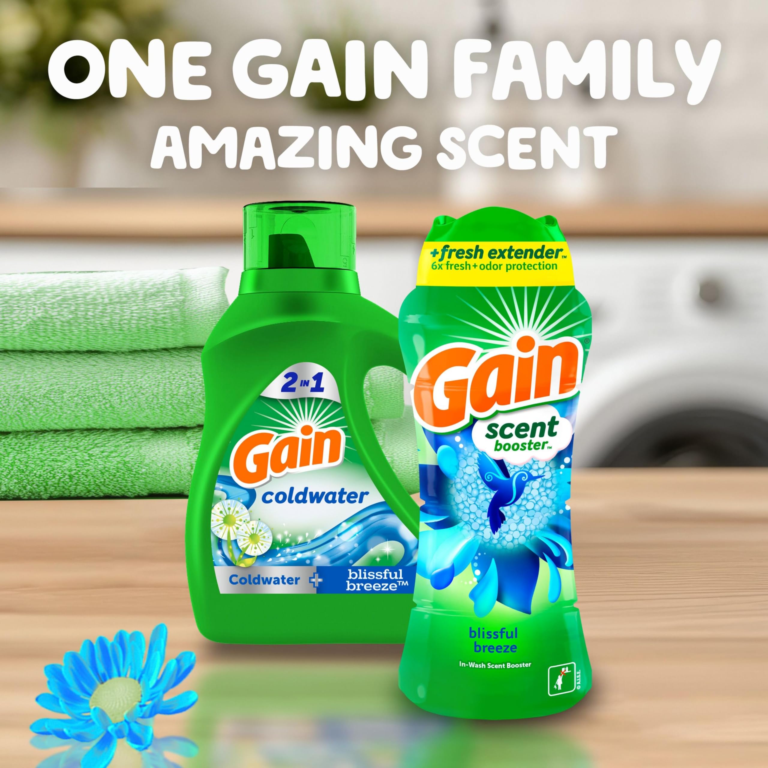 Foto 8 pulgar | Perlas Potenciadoras De Aromas Gain Fireworks Blissful Breeze  700 Ml - Venta Internacional.