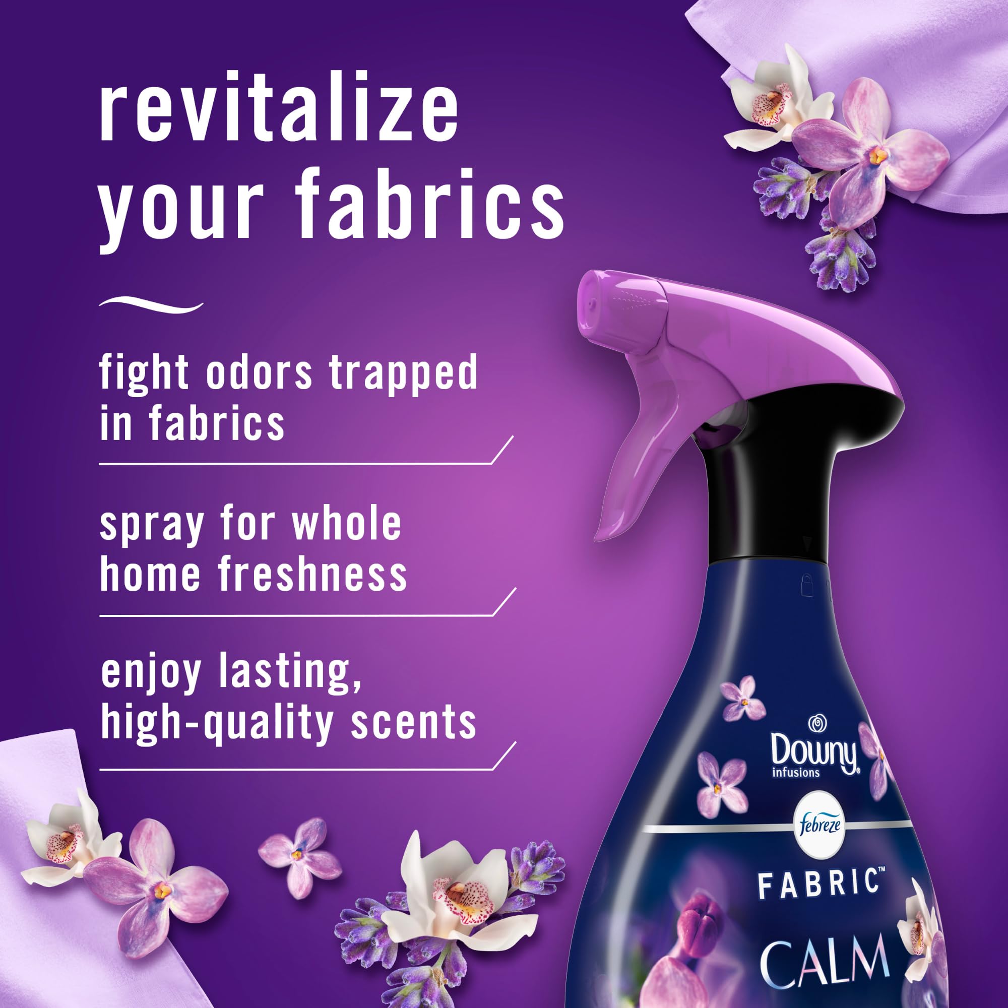 Foto 4 pulgar | Ambientador Febreze Fabric Downy Calm Rainforest Breeze  500 Ml  Paquete De 2 - Venta Internacional.