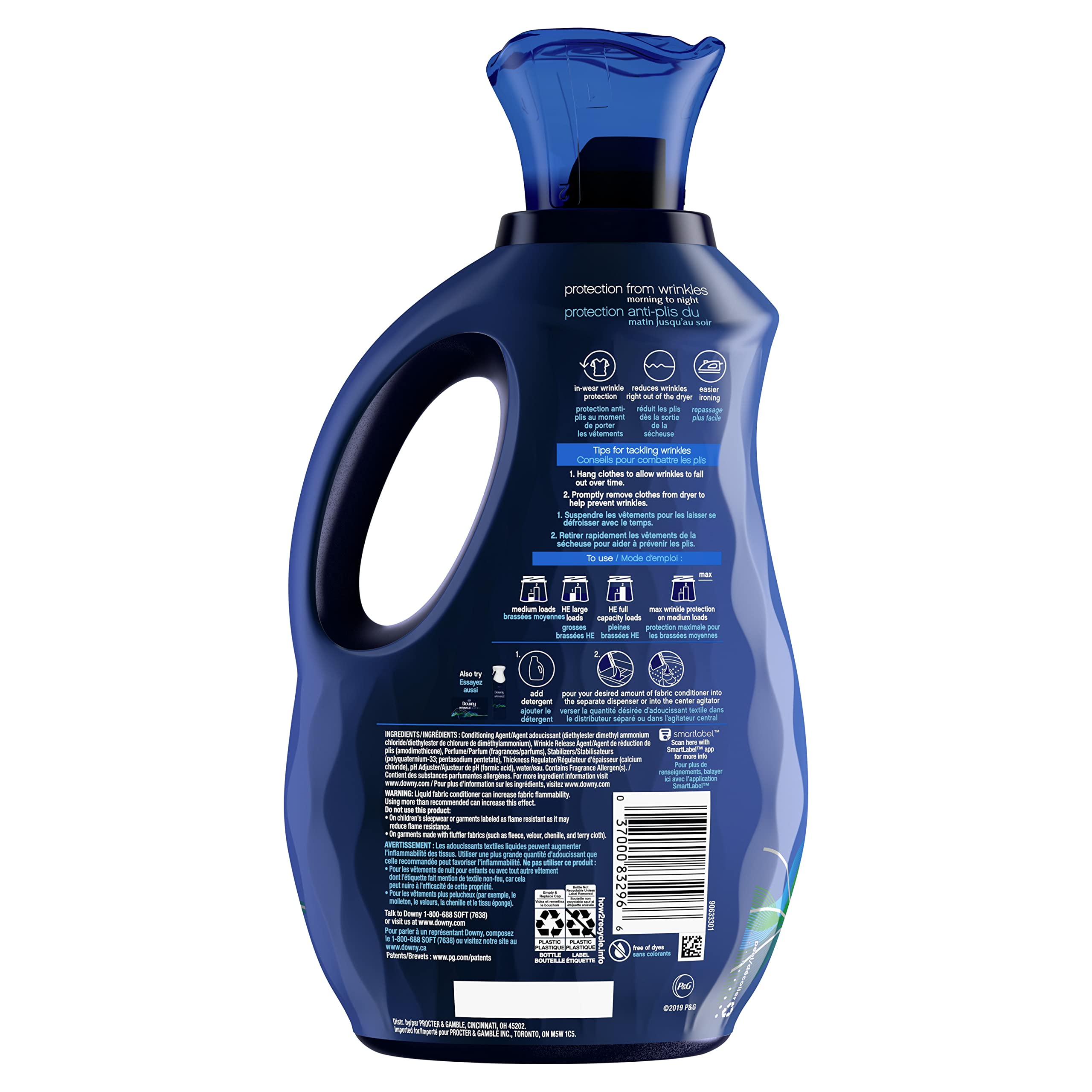 Foto 6 pulgar | Suavizante De Telas Downy Wrinkleguard Fresh Scent  2 X 960 Ml  192 Cargas - Venta Internacional.