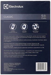 Foto 3 | Bolsa Para Aspiradora Electrolux El200g S Classic Paper, 5 Bolsas - Venta Internacional.
