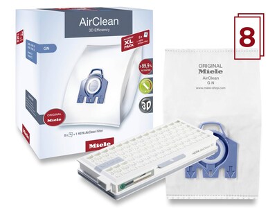 Foto 3 | Bolsas de Polvo Miele Original XL Airclean 3D GN para Aspiradoras - Venta Internacional
