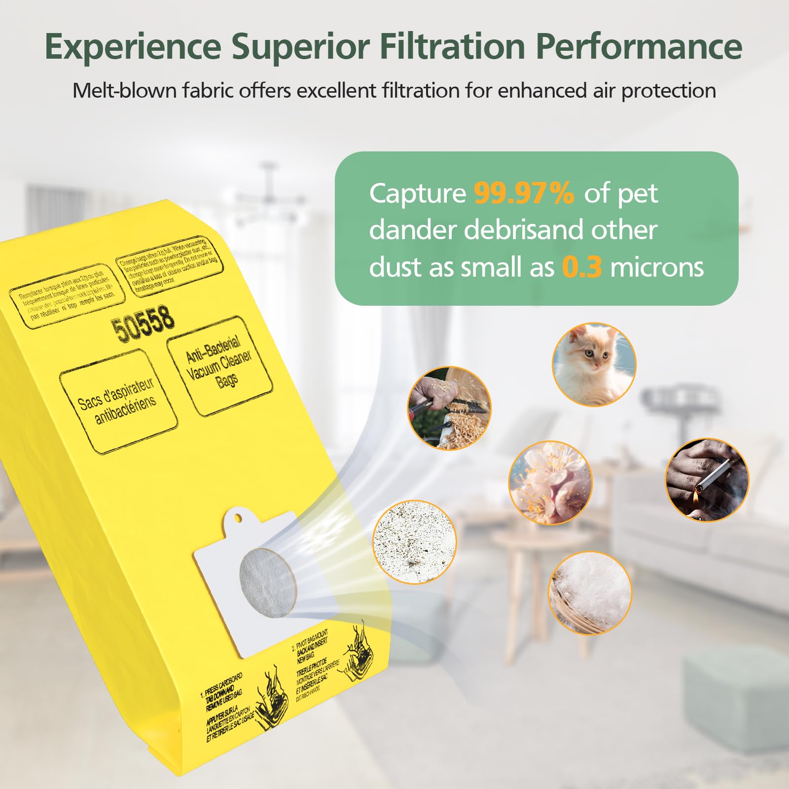 Foto 6 pulgar | Las Bolsas Para Aspiradora Canister Isinlive Son Compatibles Con Kenmore - Venta Internacional.