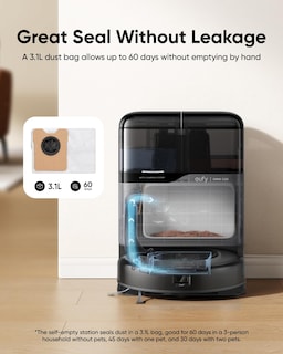 Foto 4 | Bolsas De Polvo De Gran Capacidad Para Aspiradora Eufy C20 Omni Paquete De 6 - Venta Internacional.