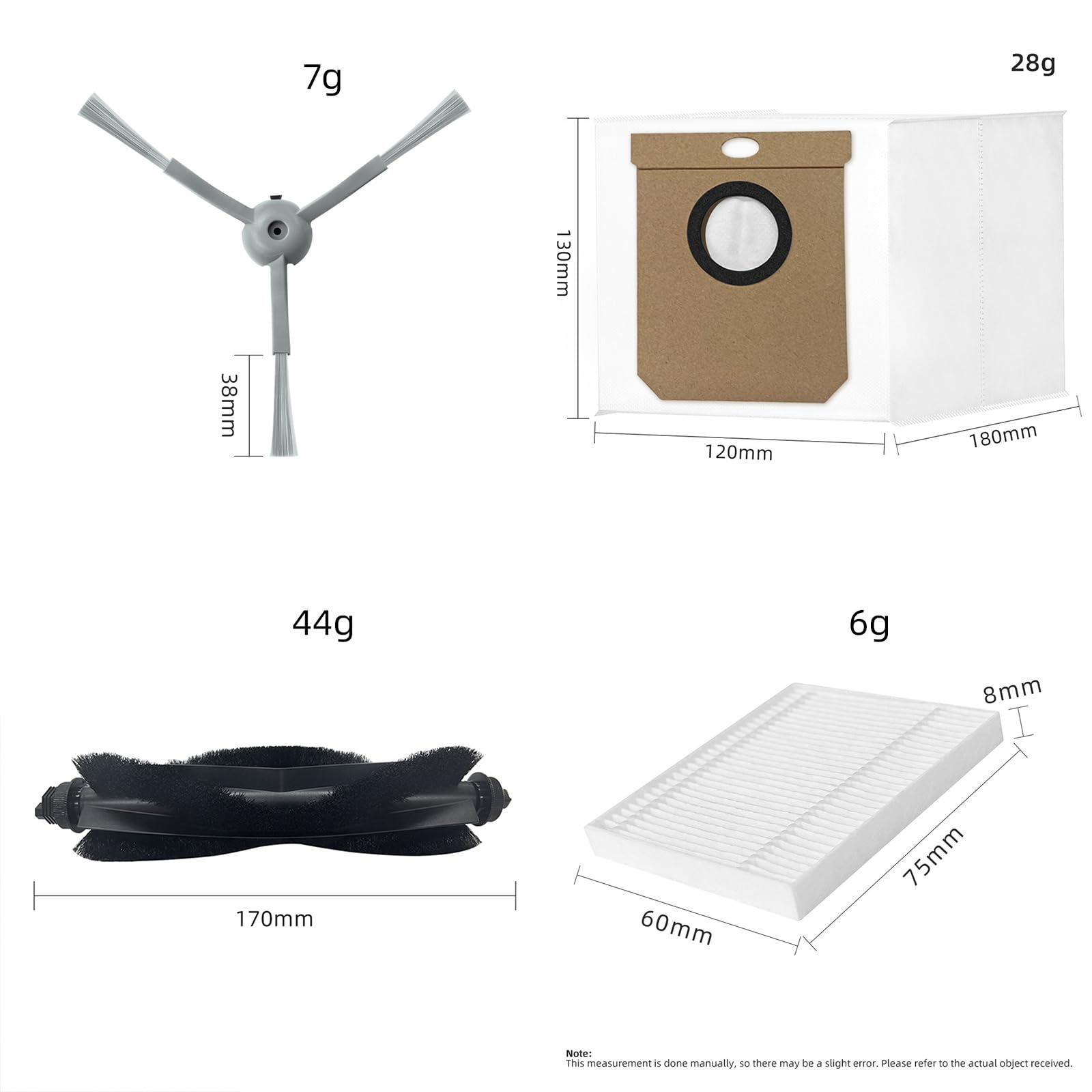 Foto 7 | Accesorios De Repuesto Para Robot Aspirador Eufy L50 L60 - Venta Internacional.