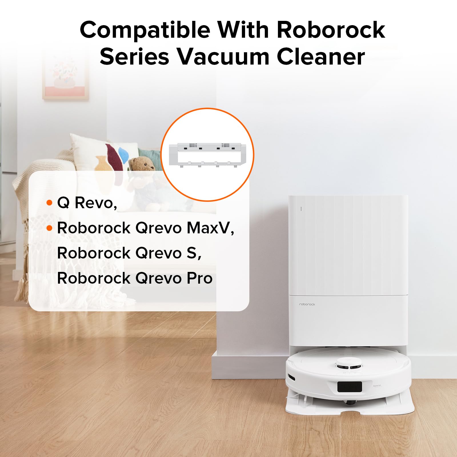Foto 2 | Reemplazo del Cepillo Principal para La Aspiradora Roborock Q Revo - Venta Internacional