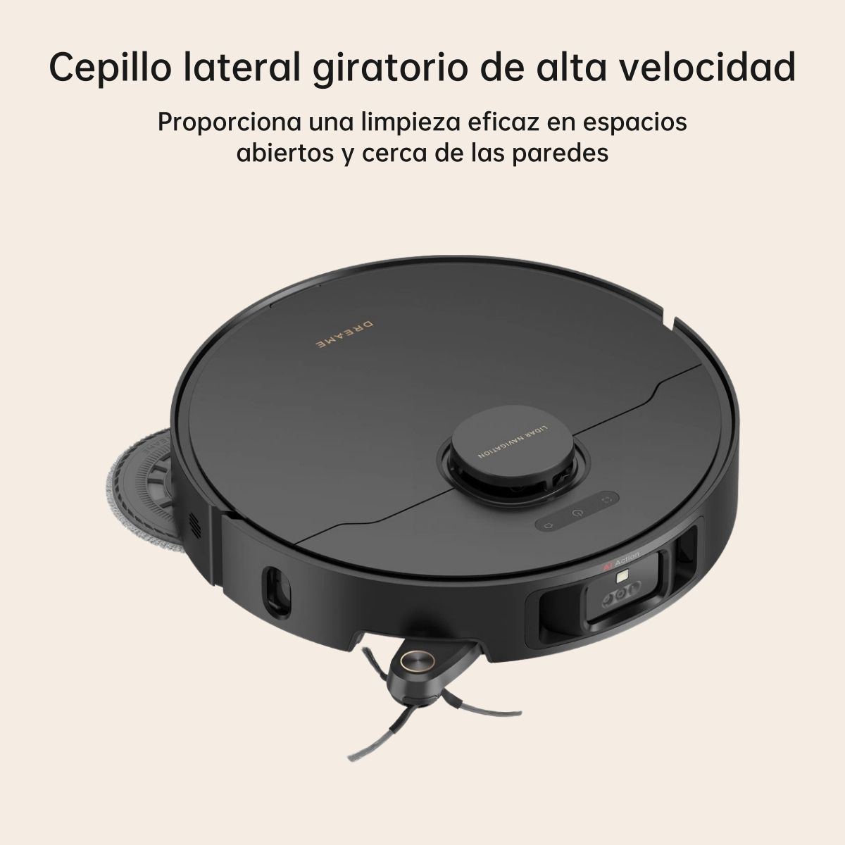 Foto 3 pulgar | Cepillo Lateral de Repuesto Dreame Robot Aspiradora con Trapeador X40 Ultra 2 Piezas