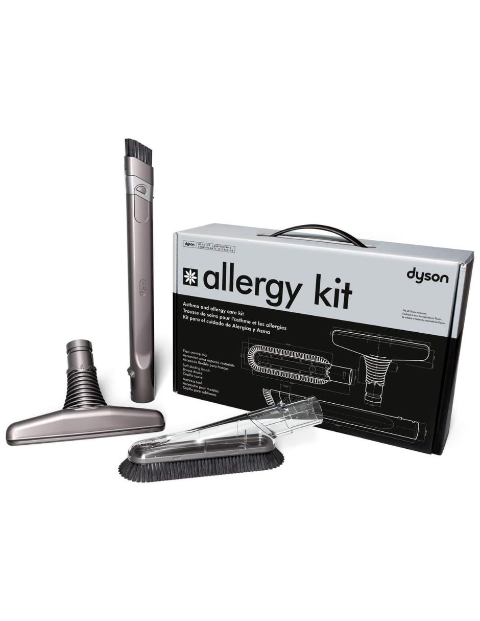 Set De Limpieza Para Alergias Marca Dyson 3 Piezas Color Gris
