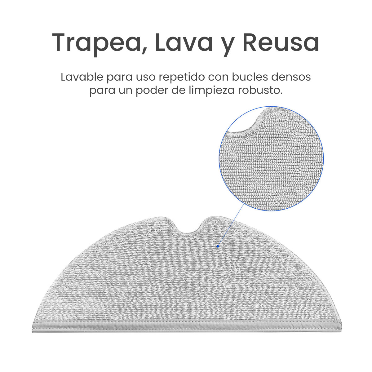 Foto 3 pulgar | Mopas de Repuesto Dreame para Robot Aspiradora D9 Max 2 Piezas