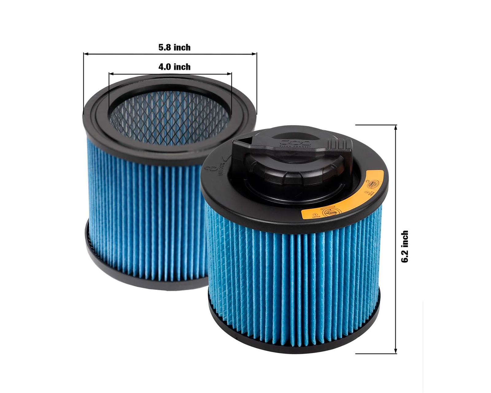 Foto 7 pulgar | Filtro Cartucho Premium Aspiradora Dewalt 4 A 8 Gal Dxvc4002