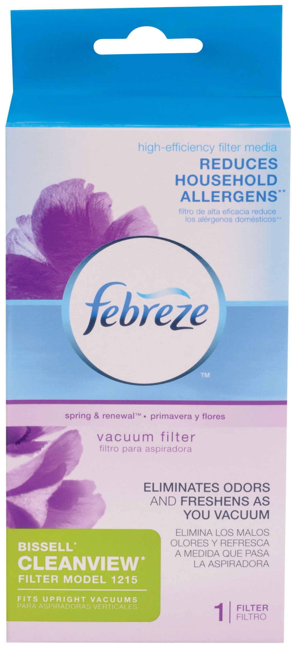 Filtro para Aspiradora Bissell Febreze Style 1215 Vertical 2 Piezas- Venta Internacional