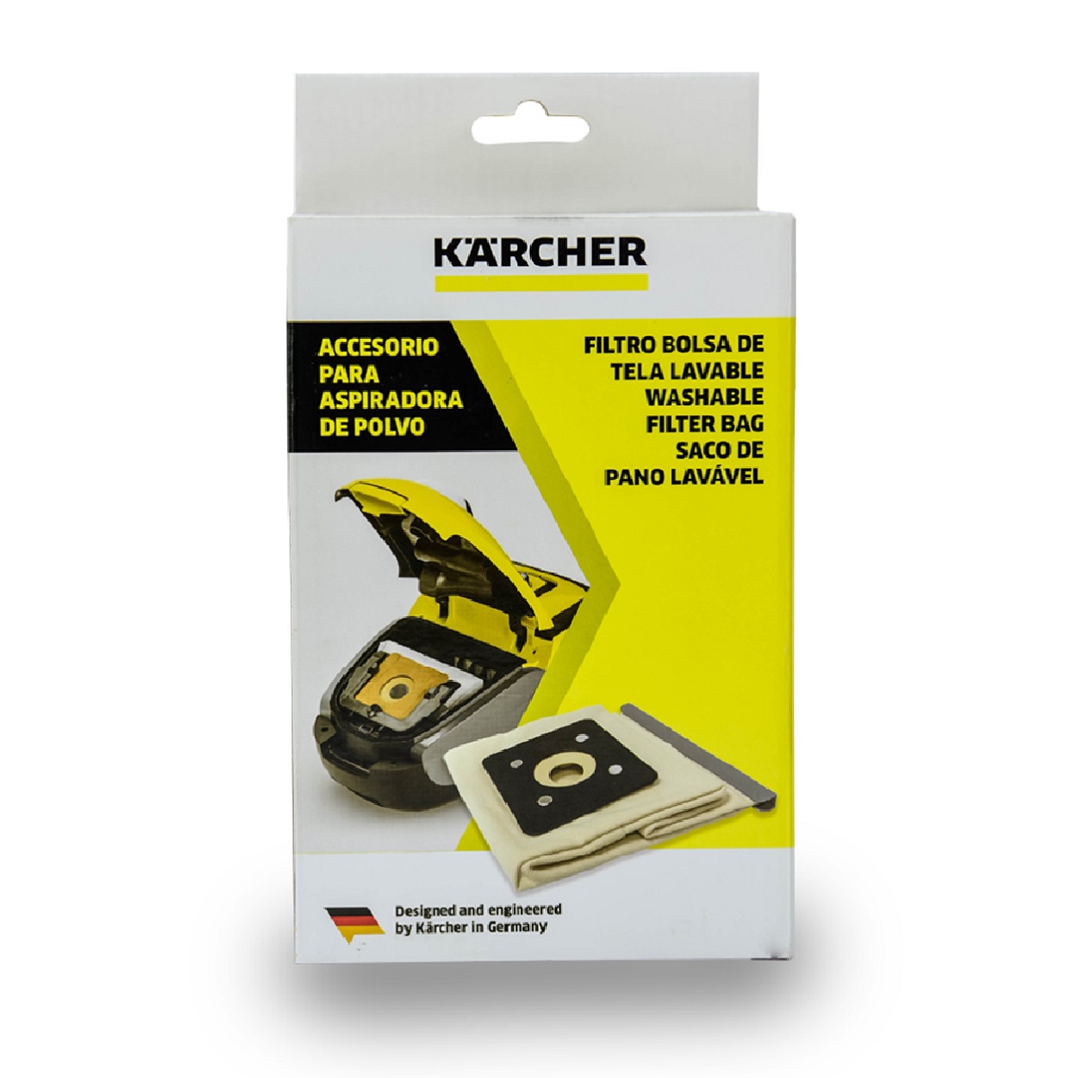 Bolsa de Filtro Re-usable para Aspiradora Vc2 Karcher