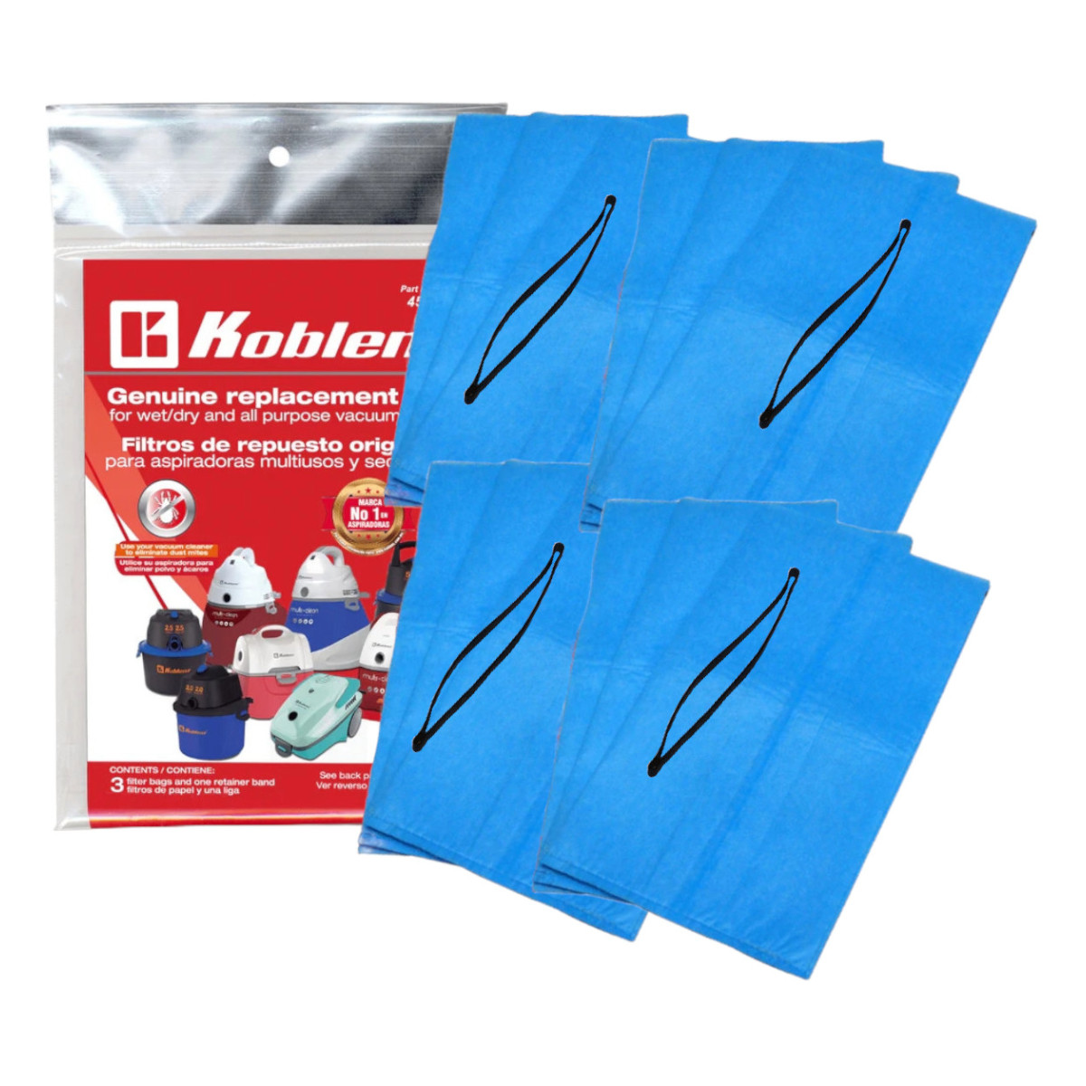 Foto 2 pulgar | Filtros Koblenz Repuestos Para Aspiradora Multiusos 12 Piezas