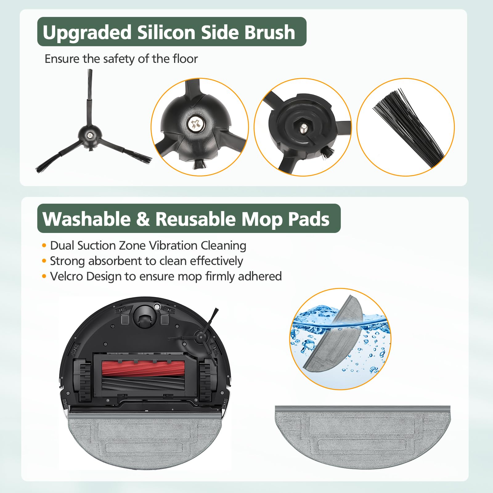 Foto 5 | Kit de Accesorios para Aspiradora Roborock S8 Pro Ultra - Venta Internacional