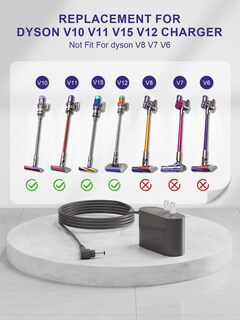 Foto 2 | Cargador Jeunesse De 30 45 V De Repuesto Para Dyson V10 V11 V15 V12 - Venta Internacional.