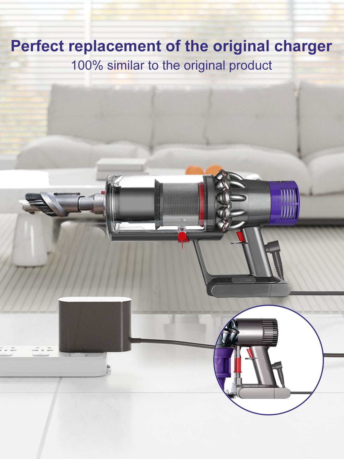 Foto 4 | Cargador Jeunesse De 30 45 V De Repuesto Para Dyson V10 V11 V15 V12 - Venta Internacional.