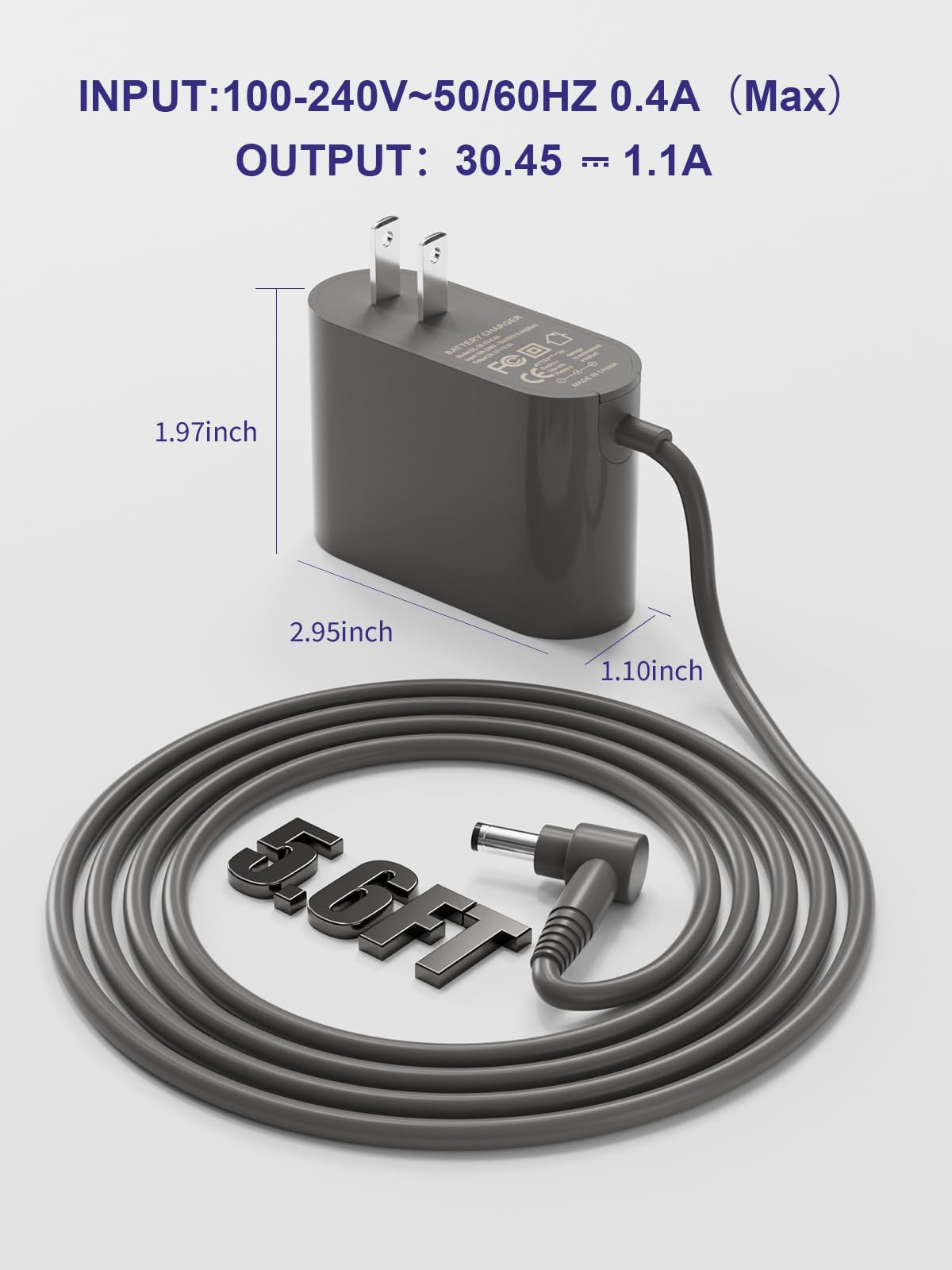 Foto 7 pulgar | Cargador Jeunesse De 30 45 V De Repuesto Para Dyson V10 V11 V15 V12 - Venta Internacional.