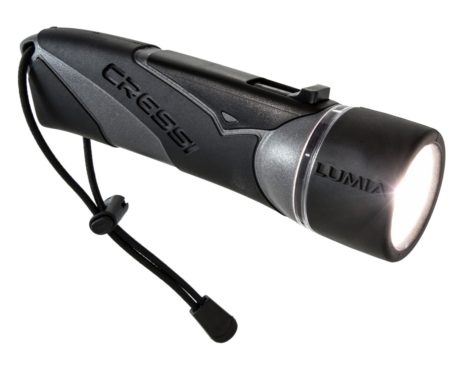 Foto 1 | Lampara Cressi Lumia Color Negro/ Gris 300 Lumens para Buceo, Snorkeling y Spearfishing