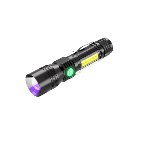 Foto 1 | Linterna Táctica Uv Recargable 1800lm 7 Modos de Iluminación Malubero color Negro
