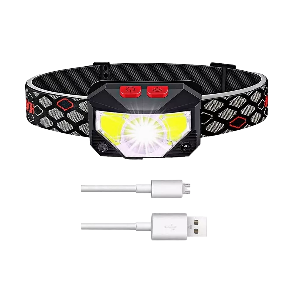 Foto 4 pulgar | Linterna Belug Frontal Led Usb Recargable color Negra Con Gris
