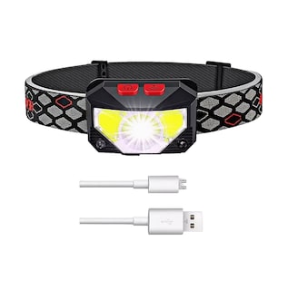 Foto 3 | Linterna Belug Frontal Led Usb Recargable color Negra Con Gris