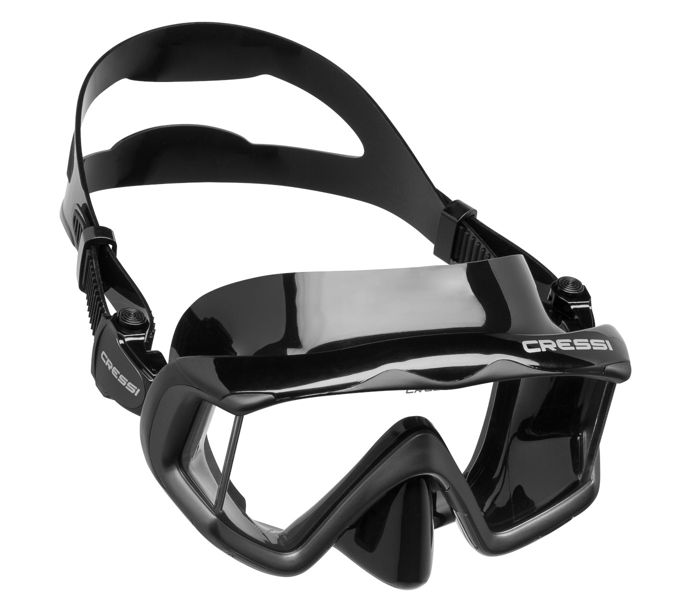 Foto 2 pulgar | Visor Cressi Liberty Triside color Negro de Visión Amplia
