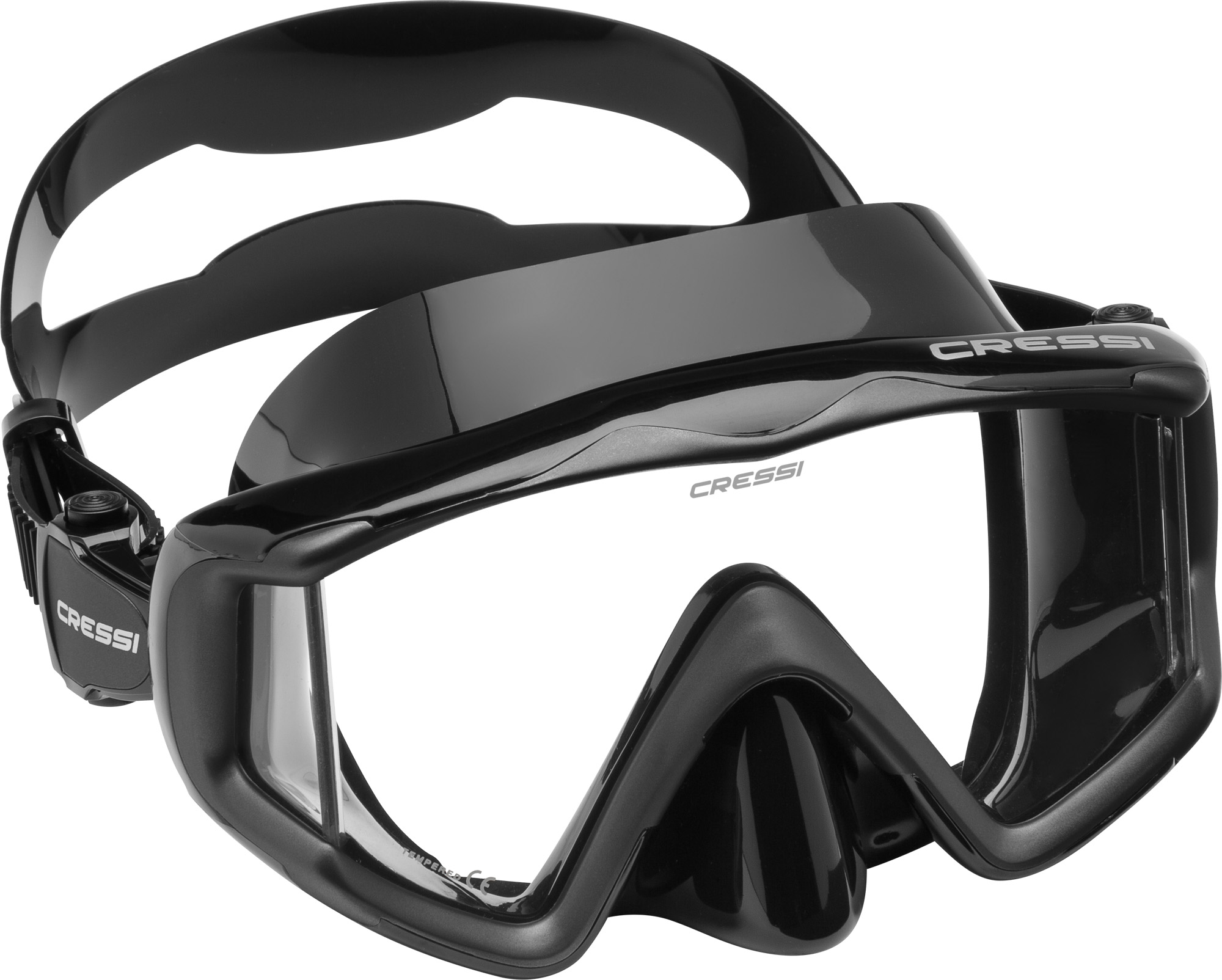 Foto 3 pulgar | Visor Cressi Liberty Triside color Negro de Visión Amplia