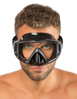 Foto 3 | Visor Cressi Liberty Triside color Negro de Visión Amplia