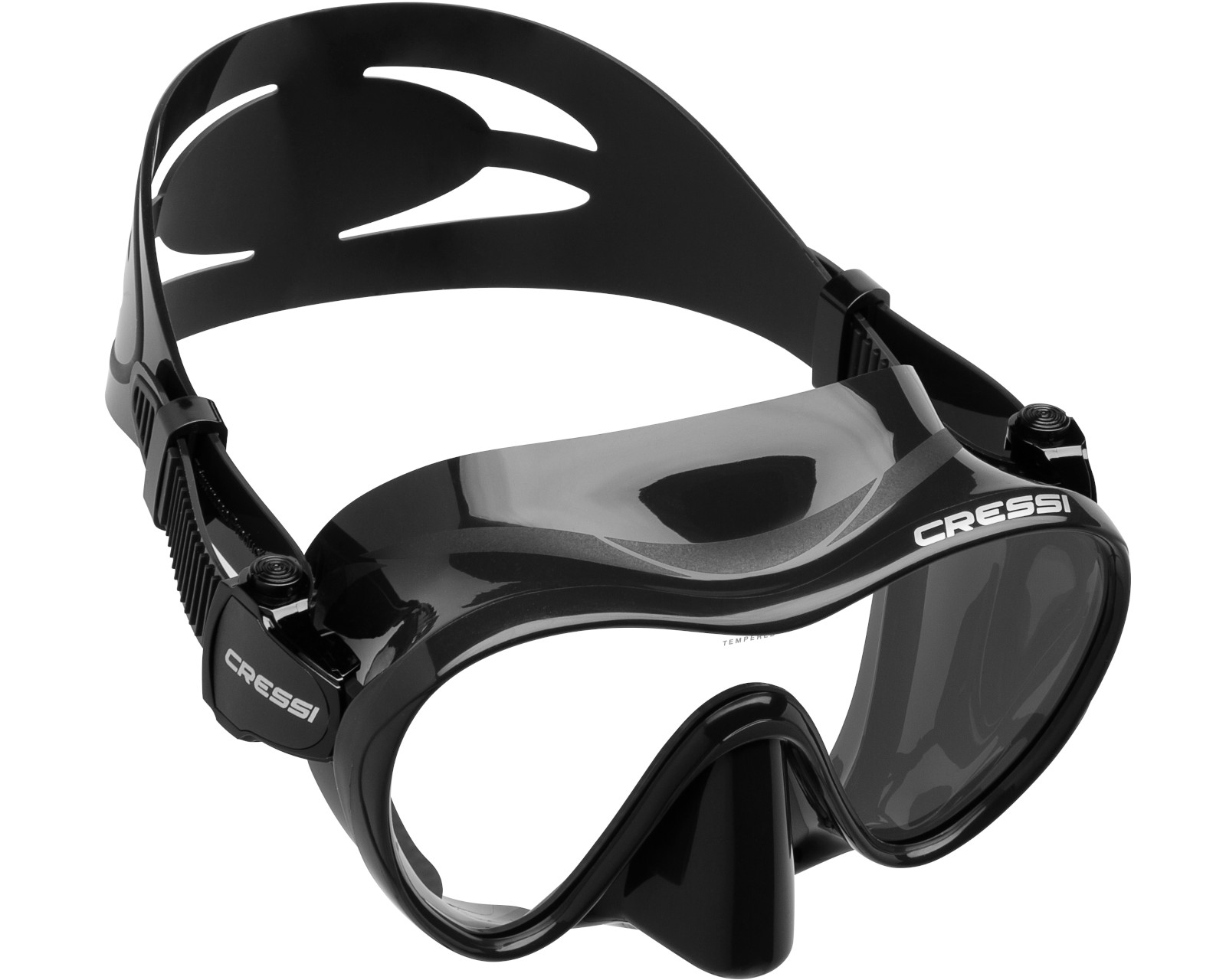 Foto 2 pulgar | Visor Cressi Frameless F1 color Negro Unitalla