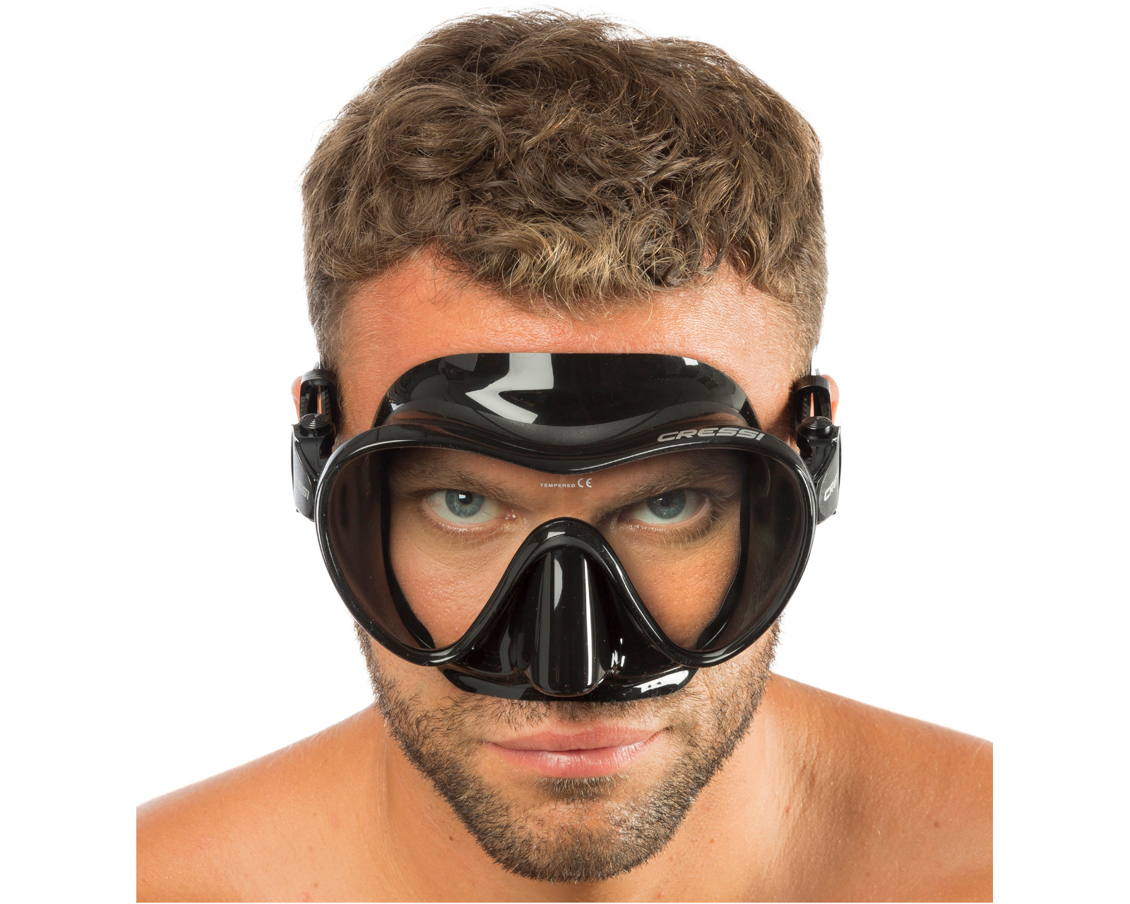 Foto 3 pulgar | Visor Cressi Frameless F1 color Negro Unitalla